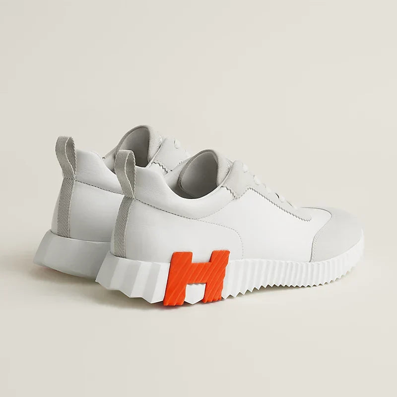 Hermès Sneakers Wit Oranje