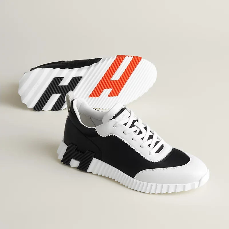 Hermès Bouncing Sneakers Zwart Wit